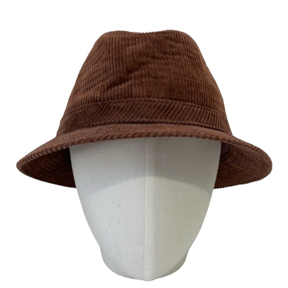 McGregor‎ Vintage brown corduroy men’s fedora hat. Size Medium 7 - 7 1/8. EUC
